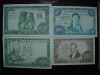 LOTE 4 BILLETES - 1000 (57 y 65) 500 (54) 100 (53) 