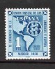 ESPAÑA (327) - VI CONG.UPAE 1950- NUM. 1091 NUEVO  S F 