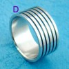 B7349 Fashion Men's 316L Stainless Steel Band Ring SZ 9 