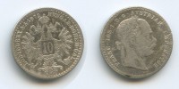 Österreich - 10 Kreuzer 1872 Silber #240 