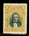 Ecuador Earlies Pt 1: Scott #143 MH 1S Olmedo (1899) $$ 