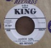 RED PRYSOCK: Harem Girl KING, promo 45rpm r&b instro 