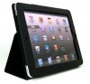 Black Leather Flip Case Cover Leg stand for Apple iPad 