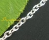 1000cm Silver Plated Link Chains Findings 3x2mm 