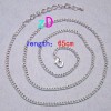 N8014 Wholesale 5pcs Silver Plated Chain Necklace  