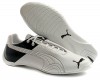 Boys PUMA White Leather Trainers Size 3 (36) 