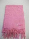 DKNY PINK WOOL SCARF (F) 