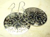 WONDERFUL SILVER EARRINGS,2.25 IN 