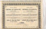 AANDEEL     CREDIT EN ESPAGNE    1856 