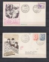 ESPAÑA,1953 EXPOSICION FILATELICA  BARCELONA, 2 COVER'S 