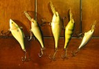 5 Rapala Shads in a mix New & used ready to go fishin' 