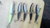 LOT FIVE RAPALA FOUR JOINTED MINNOW J-9 + J-11 GORGEOUS 