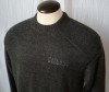 Harley Davidson *embroidered* black sweater ~ mens M 