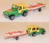 Majorette Jeep with Kayaks & Trailer 