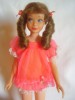 Vintage TNT Sausage Curl SKIPPER Doll Brunette in PJs 