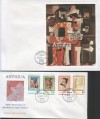 Antigua , 1981 Picasso, set of 2 FDC's, see scan 