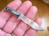  MINIATURE WESTERN BOWIE KNIFE---G-10 SCALES-- CUSTOM  