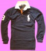 BNWT Mens Stylish Polo Long Shirt Size M/L Navy 