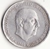 MONEDA DE PLATA. 100 PESETAS FRANCO AÑO 1966*67