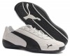 Boys PUMA White Leather Trainers Size 3 (36) 