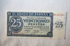 GUAPO BILLETE DE 25 PESETAS 1936  BURGOS MBC++ 