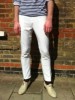 Vintage White Levi Sta-Prest Skinny/Drainpipe Mod 32x29 