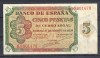 BILLETE 5 PTA 1938 EBC PRECIOSO VER DESCRIPCI SERIE B  