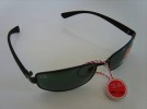 Ray Ban 3364 Sunglasses Matt Black/Green BNIB 