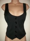 Black formal WAREHOUSE waistcoat (16) VGC 