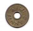 FIJI   ONE PENNY   1943 