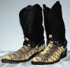 Dingo Rattle Snake Skin Boots Mens 10.5 Made in USA 