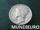 $MUNDIEURO$ ESTADOS UNIDOS 1 DIME 1941 PLATA INVERSIÓN