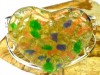 Stunning Dichroic Glass Cuff Bangle Bracelet Silver 