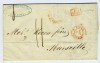 SPAIN 1847 cover from Barcelona to France 