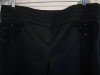 Topshop black shiny stretch evening trousers size 16 