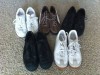 5 VERY WELL WORN WOMENS PUMA ROMA SHOES SZ 6 1/2 6.5 