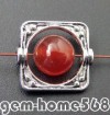 100 Tibetan Silver Crafted Square Bead Frame B918 