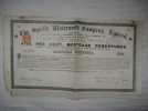 Seville Waterworks Company Debenture Certificate 1903 