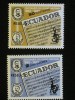 Ecuador 12.1967 Michel 1354 + 1360 ** 