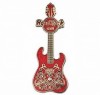 Hard Rock Cafe Online Peace Love Rock Guitar pin 