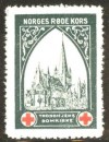 NORWAY, 1922 Trondheim Norw. Red Cross Xmas seal MNH 