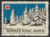 NORWAY, 1923 Norwegian Red Cross Christmas seal MNH 