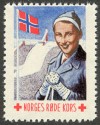 NORWAY, 1951  Norwegian Red Cross Christmas seal MNH 