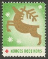 NORWAY, 1953  Norwegian Red Cross Christmas seal MNH 