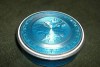 Hallmarked Swiss Silver Enamel Compact Art Nouveau 