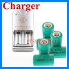 CR2&CR123A Charger +6pcs 15266 CR2 3.0V 1000mAh Battery 