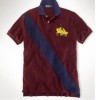 BNWT Mens Stylish Polo Tee Size M/L DarkRed D2.G 