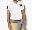 BNWT Mens Stylish Polo Tee Size M/L White D2.G 