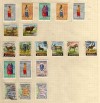 Angola nice album page of 19 stamps 