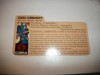 GI JOE ORIGINAL COBRA COMMANDER FILE CARD 80'S 